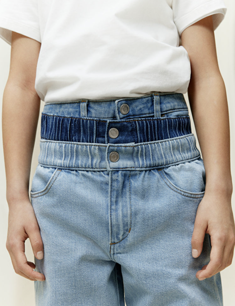 photo GOTS certified denim kids jeans